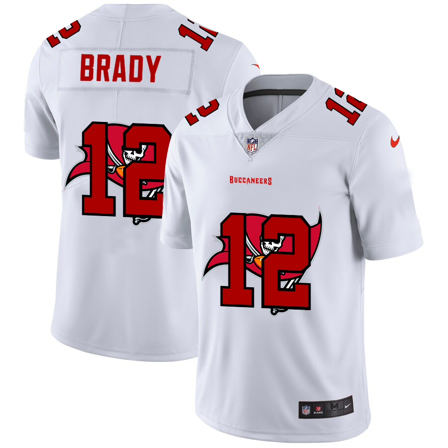 2020 New Men Tampa Bay Buccaneers 12 Brady white Limited NFL Nike jerseys
